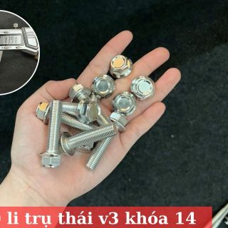 Ốc đầu trụ inox 304 mẫu v3 đủ size 6-8-10