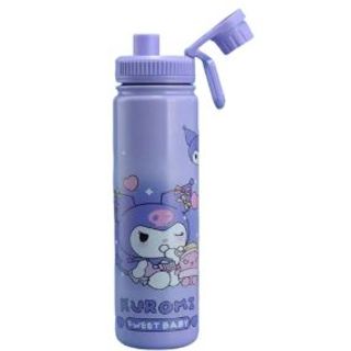 Bình Nước Giữ Nhiệt Sanrio Kuromi Cinamoroll Nắp Vặn 800ML ( THÙNG 50C )