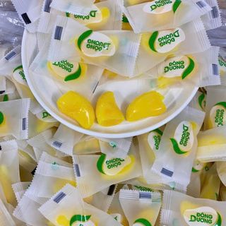 Kẹo Dẻo Bóc Vỏ Vị Xoài Vàng Hàng Xá (Thùng 5kg)