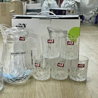 Bộ bình 6 cốc thủy tinh HH1002-1D/L7 ( THÙNG 6B)