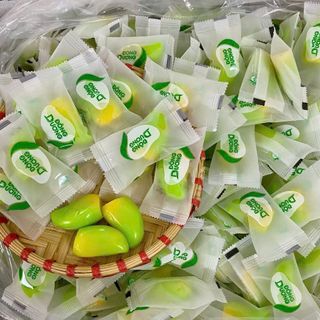 Kẹo Dẻo Bóc Vỏ Vị Xoài Xanh Hàng Xá (Thùng 5kg)
