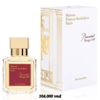Nước hoa MFK Baccarat rouge 540 EDT