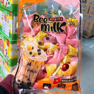 Kẹo Dẻo Trà Sữa Bee Milk (Thùng 10 Túi x 960gr)