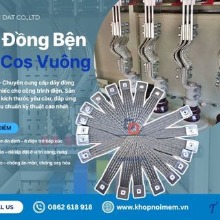 Dây đồng bện tiếp địa/ Dây tiếp địa thang máng cáp/ Thanh đồng bện tiếp địa máy/ Tiếp địa máng cáp