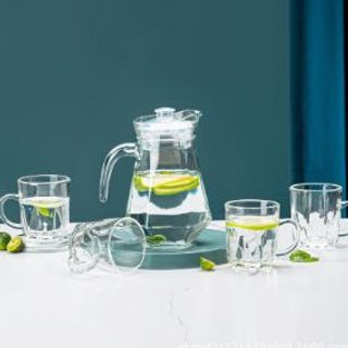 Bình 4 Cốc Thuỷ Tinh Trơn 245 (Thùng 16B)