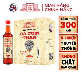 [Date mới] 01 Chai Nước mắm nhỉ cá cơm than Làng Chài Xưa 525ml sánh đặc thịt cá 300 năm truyền thống