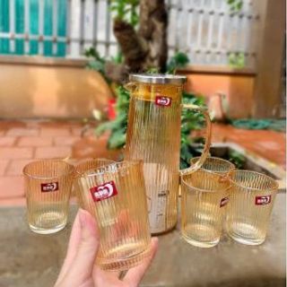 Bộ Bình 6 Cốc Thủy Tinh GPH 27 B/L7 HA ( THÙNG 6B )