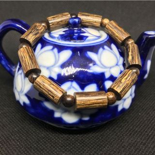 Vòng tay trầm hương sánh dạng đốt trúc mùi thơm thanh mát thoang thoảng 8mm 10mm 12mm 005