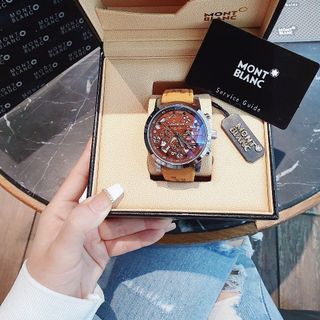 SIÊU RẺ HÀNG TRUNG CẤP ĐỒNG HỒ NAM MONBLAN DÂY DA MẶT CHẤM