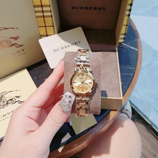 ĐỒNG HỒ NAM NỮ CAO CẤP BUBBERI MẶT SAPHIRE DÂY SỌC LẺ SIZE