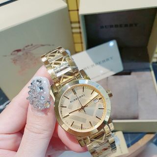 ĐỒNG HỒ NAM NỮ CAO CẤP BUBBERI MẶT SAPHIRE DÂY SỌC LẺ SIZE