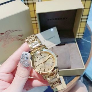 ĐỒNG HỒ NAM NỮ CAO CẤP BUBBERI MẶT SAPHIRE DÂY SỌC LẺ SIZE