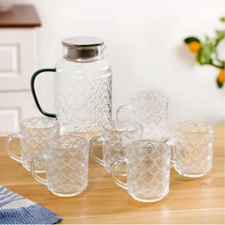 Bộ Bình 6 Cốc Thủy Tinh JYSJ507 ( THÙNG 10B )