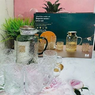 Bộ Bình 6 Cốc Thủy Tinh JYSJ507 ( THÙNG 10B )