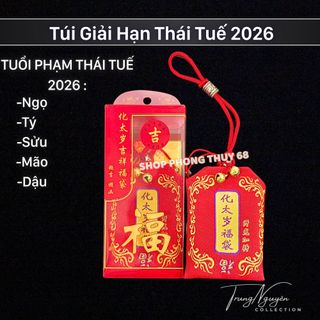 Sỉ Túi Giải Hạn Thái Tuế 2026 Ngọ - Tý - Sửu - Mão - Dậu