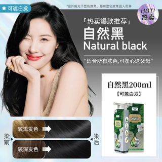 Thuốc nhuộm tóc tạo bọt BEIROU Bubble – phủ bạc tự nhiên, thảo dược dưỡng tóc, 200ml