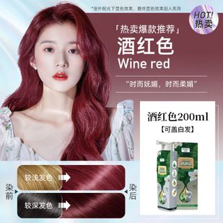 Thuốc nhuộm tóc tạo bọt BEIROU Bubble – phủ bạc tự nhiên, thảo dược dưỡng tóc, 200ml