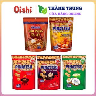 Thùng 20 gói Snack đậu phộng Pinattsu Oishi đậu phộng da cá giòn giòn ngon nhứt nách gói 80g
