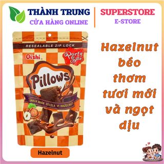 Thùng 20 gói Bánh Snack Pillows Oishi nhân kem đủ vị gói lớn 80g