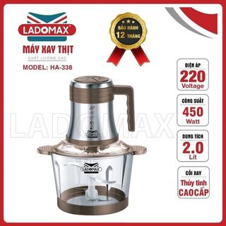 MÁY XAY THỊT 2L LADOMAX HA- 338