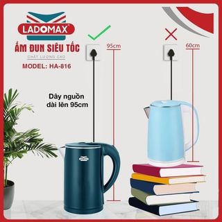ẤM SIÊU TỐC LADOMAX HA- 816