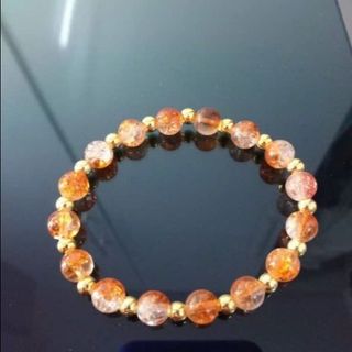 Vòng đeo tay mix màu cam mẫu y hình