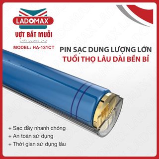 VỢT MUỖI CAO CẤP LADOMAX HA- 131CT