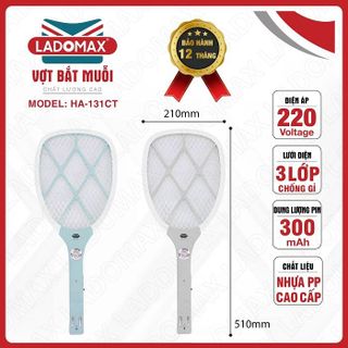 VỢT MUỖI CAO CẤP LADOMAX HA- 131CT
