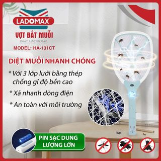 VỢT MUỖI CAO CẤP LADOMAX HA- 131CT
