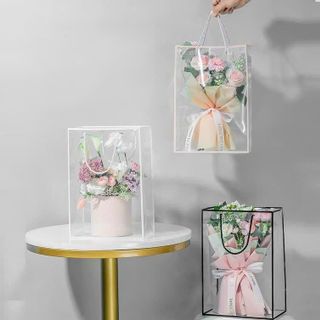 TÚI QUÀ DỌC DÂY BỆN MIKA KÍNH (24.5x15x35)cm