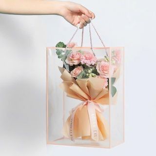 TÚI QUÀ DỌC DÂY BỆN MIKA KÍNH (24.5x15x35)cm