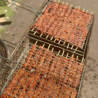 Thịt heo xiên que thơm ngon ướp vị 500g (HOẢ TỐC HCM)