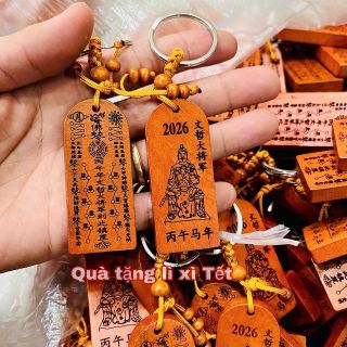 Sỉ Móc Khóa Thái Tuế 2026 Bính Ngọ bằng Gỗ , Hóa giải thái tuế 2026 tuổi TÝ - SỬU - MÃO - NGỌ - DẬU giá sỉ - giá bán buôn