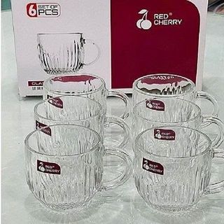 BỘ 6 LY THỦY TINH 230ML CHERRY ZB21A