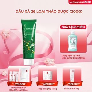 DẦU XẢ 26 THẢO DƯỢC (TUÝP 200G) TẶNG