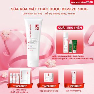 SỮA RỬA MẶT THẢO DƯỢC 300G TẶNG 1 TRONG 3 QUÀ