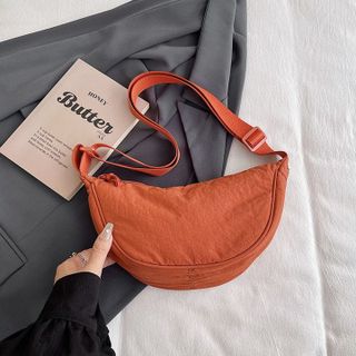 TÚI BÁNH BAO VẢI BỐ CHO NỮ, TÚI THỜI TRANG CHỐNG THẤM NƯỚC, NYLON INS MESSENGER, TÚI ĐEO VAI, TÚI ĐEO CHÉO TX374- HARAS