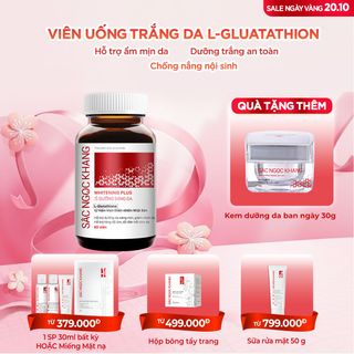 Viên Uống Dưỡng Trắng Vượt Trội Whitening Plus [Hộp 60 viên] TẶNG QUÀ