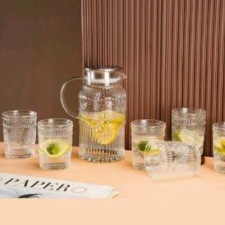 Bộ Bình 6 Cốc Thủy Tinh Giả Tiệp TYHSJ ( THÙNG 8B)