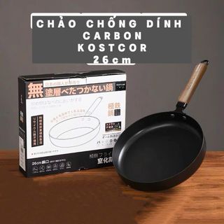 CHẢO CHỐNG DÍNH TỰ NHIÊN KOSTCOR 26CM – SIÊU BỀN, SIÊU TIỆN DỤNG