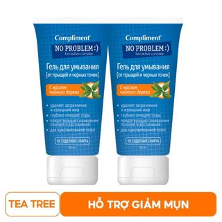 Sữa Rửa Mặt Compliment No Problem Giúp Làm Sạch Sâu, Hỗ Trợ Giảm Mụn 200ml