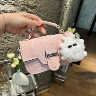 TÚI XÁCH NỮ KHÓA H DA NHUNG SANG CHẢNH TẶNG MÓC TREO BÔNG XINH W654 - WINNIE HOUSE
