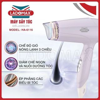 MẤY SẤY TỐC 3 CHẾ ĐỘ LADOMAX HA- 6116