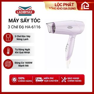 MẤY SẤY TỐC 3 CHẾ ĐỘ LADOMAX HA- 6116