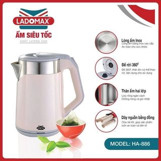ẤM SIÊU TỐC LADOMAX HA- 886