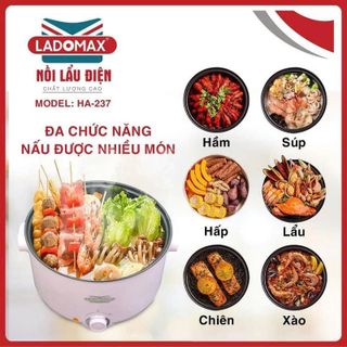 NỒI LẨU ĐIỆN ĐA NĂNG 4L LADOMAX HA- 237
