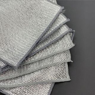 Khăn rửa chén lưới 2 lớp kim loại 20 x 20cm