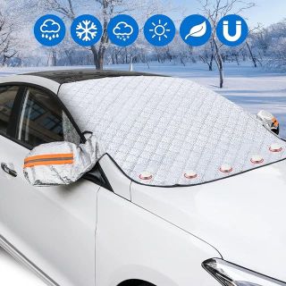 BẠT CHE NẮNG KÍNH XE Ô TÔ CÓ TAI PHỦ CHE GƯƠNG