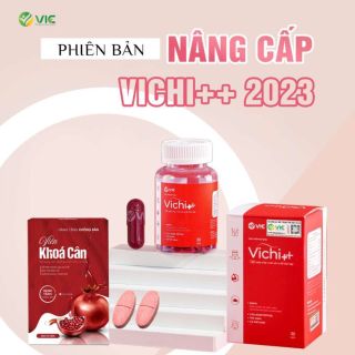 Giảm cân Vichi + kèm khoá cân (viên dập logo)