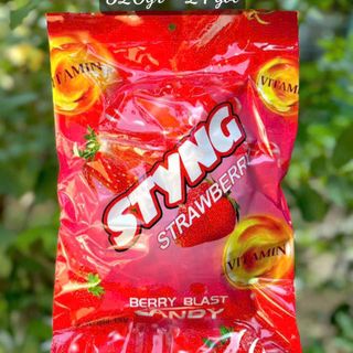 Kẹo Styng Dâu (Thùng 24 Gói x 320gr)